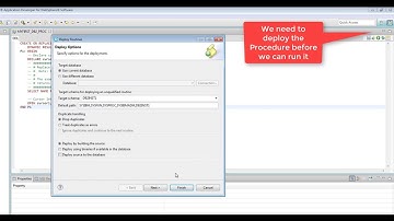 DB2 Data Studio Procedure