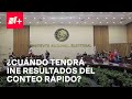 INE ofrecerá resultados de los conteos rápidos entre las 22 y 23 horas del 2 de junio - En Punto