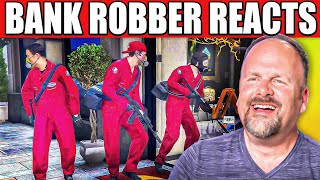 Former Bank Robber REACTS to the Jewel Heist mission in GTA V | Experts React