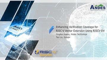 Enhancing Verification Coverage for RISC-V Vector Extension Using RISCV-DV - 2020 RISC-V Summit