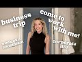 Come to work with me business trip as a finance business consultant  weekly vlog