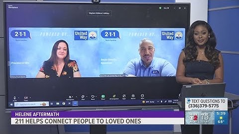 211 helps connect people to loved ones after Hurricane Helene