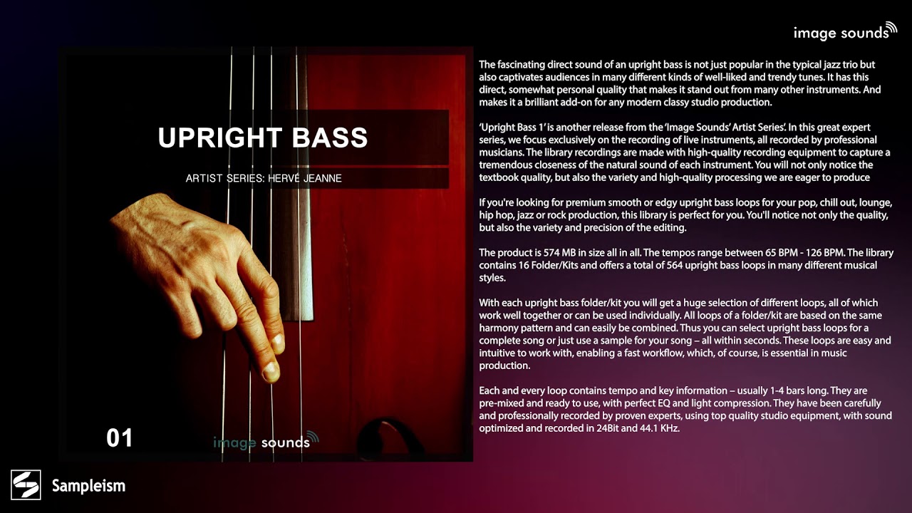 Upright Bass // Sample Pack // Loops // Image Sounds YouTube