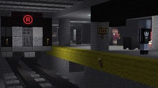 Minecraft NYC SUBWAY Animation R160 Train