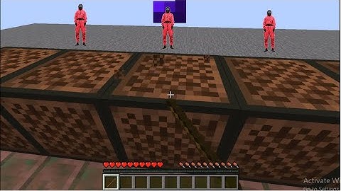 Minecraft squid game way back then