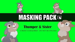 Masking Pack Thumper & Sister - Credit Required