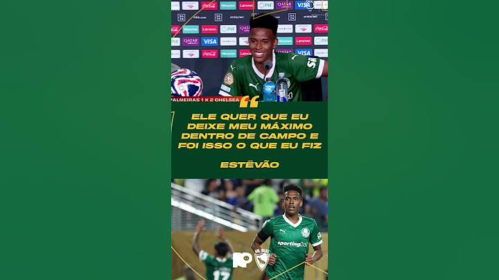 SEE WHAT ESTÊVÃO SAID AT THE PRESS CONFERENCE AFTER PALMEIRAS 1 X 2 CHELSEA IN THE CLUB WORLD CUP