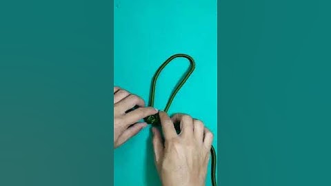 Cách tạo nút thắt ba / Good tip with rope