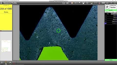 DYNASCAN RUBBER PROFILE DIGITAL OVERLAY AND PROFILE CNC MEASUREMENT