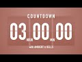3 Hours Countdown Timer Flip Clock 🎵 /  Ambient🧘‍♀️  Bells🔔
