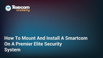 How To Install A Smartcom On A Texecom Premier Elite Security System
