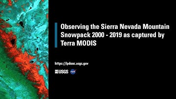 Observing the Sierra Nevada Mountain Snowpack 2000-2019 w/ Terra MODIS