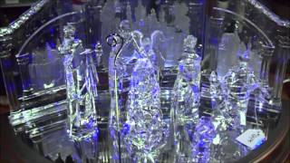 The Holly Tree Christmas Shop GLASS NATIVITY