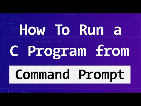 How to Build / Compile and Run a C Program in Command Prompt ( cmd ) on Windows 10