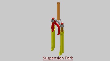 Suspension Fork (Volume-1) Video Tutorial -- Autodesk Inventor