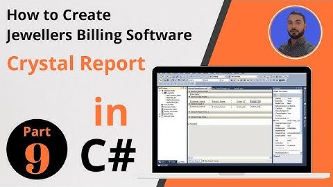 How to Make Jewellers Billing Software in C# VS | Part 9 | How to Create Crystal Report in VS 2010