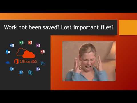 Auto-save your work on Office 365