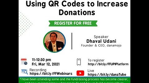 [Webinar] Using QR Codes to Increase Donations.