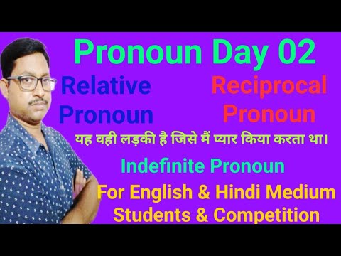 Relative, Reciprocal, Indefinite Pronouns With Full Concept