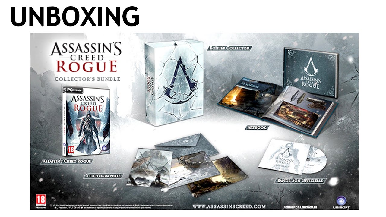 Assassins Creed Rogue Collector's Edition details