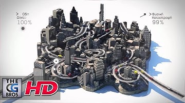 CGI Motion Graphics Spot : "Econews Ident" by Anthimos Xenos