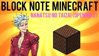 Block note, Minecraft - Nanatsu no taizai (opening 2)