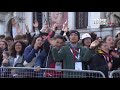 🎭VENICE | Pope Francis seen by boat on the canals of Venice