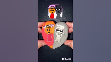 Guess the mixed color Sprunki OC Pyramixed #satisfying #mixing #pyramixed #sprunki #colormixing260