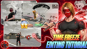 CHARACTER Time freeze editing tutorial 🤯 @moizffyt || moiz ff editing tutorial 