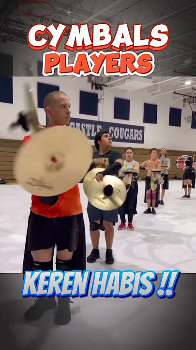 Cymbal players.... KEREN HABIS !!!! #drums #band #music