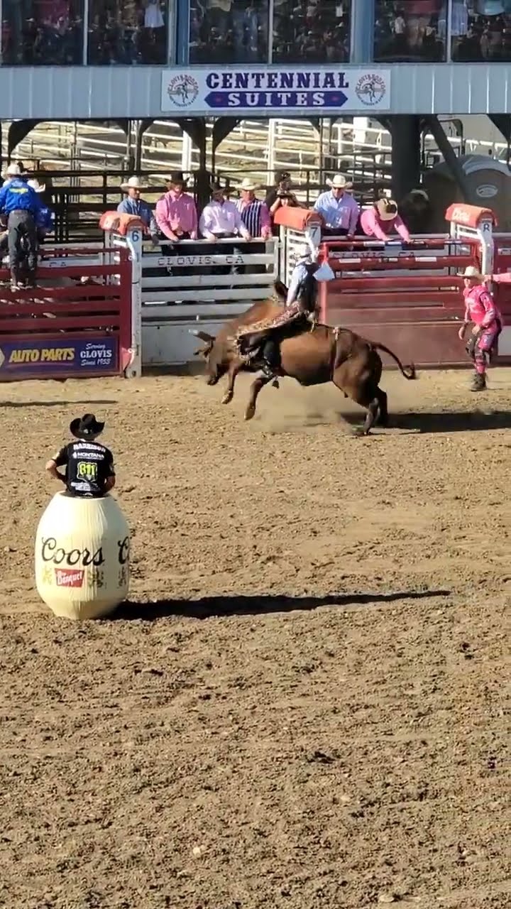 Great Bull Ride at Clovis Rodeo 2023
