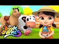 El viejo macdonalds tenía una granja | Música para niños | Boom Buddies Español | Dibujos animados