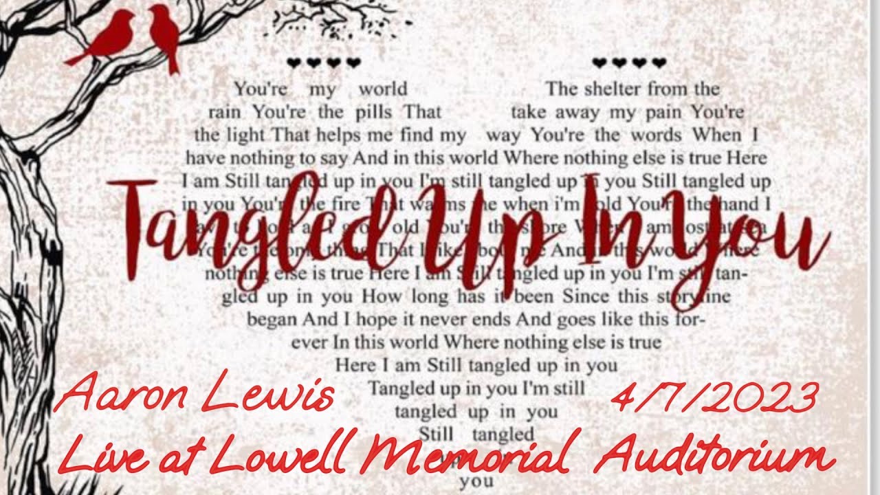 Aaron Lewis Tangled Up In You Live at Lowell Memorial Auditorium in ...