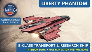 Starfield - Liberty Phantom: Remake of the C1 Spirit from Star Citizen - Parts and Build Guide