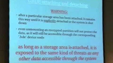 22C3: COMPLETE Hard Disk Encryption with FreeBSD