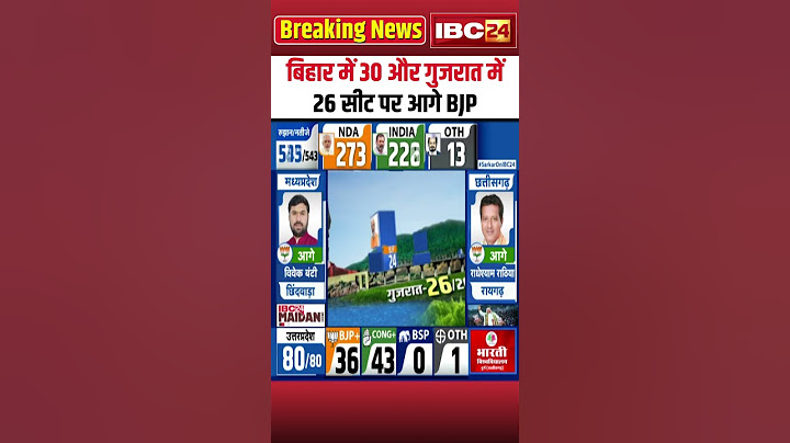 Loksabha Election Result 2024 Live: Bihar में 30 और Gujarat में 26 सीट पर आगे BJP