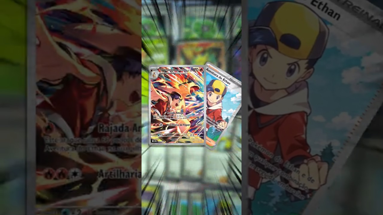 O deck barato e EXPLOSIVO do Typhlosion do Ethan! | Deck em Destaque 