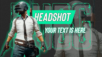 PixelLab Tutorial- How To Make A Gaming Thumbnail | Pubg thumbnail