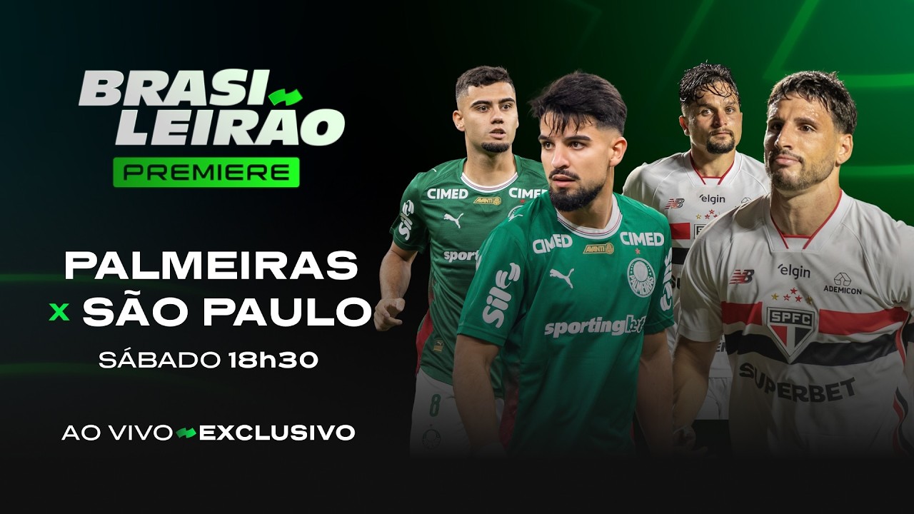 AO VIVO: PALMEIRAS X SÃO PAULO | BRASILERÃO 2026 | PRÉ-JOGO | Premiere