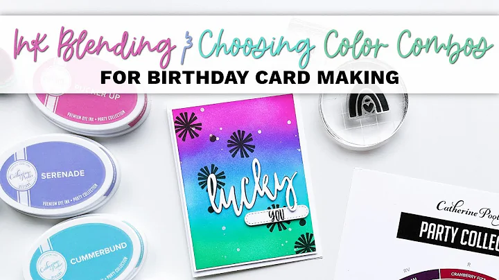 Ink Blending and Choosing Color Combos for Birthda...