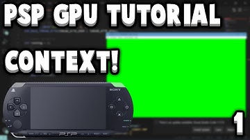 PSP Graphics Programming Tutorial #1: The sceGu Graphics Context!