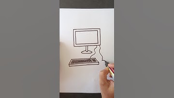 How to draw Desktop Computer
