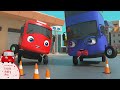Busters first day at school  red buster  bus cartoon  fun kids cartoon