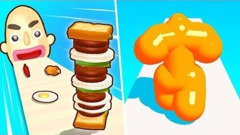 ✅ Tall Man Run 🆚 Sandwich Runner - Max Level Gameplay iOS,Android Walkthrough Mobile Game Pro
