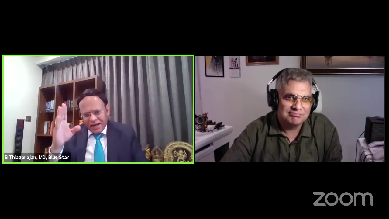 Mr B Thiagarajan, MD, Blue Star - BW Sustainability Dialogues on ‘Integrating Sustainability & Biz’