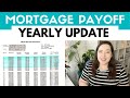 Mortgage Payoff Update 2019 to 2020 | How Much We Paid Off In One Year  Refinance Comparison