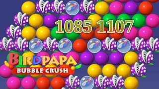 Birdpapa bubble crush,1085-1107,beautiful bubble game screenshot 2