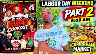 Thairpy's barbershop & Faceology101 | Labour day weekend tour | BBQ Cookout 12-12, mawning till nite