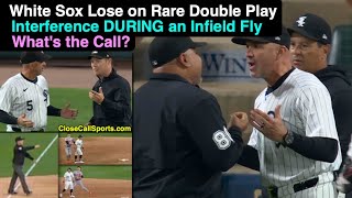 White Sox Lose on Interference DURING Infield Fly as Umpires Call Game-Ending Double Play, By Rule