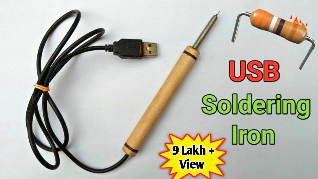 DC Soldering Iron | How To Make Soldering Iron Using Resistor | Diy USB